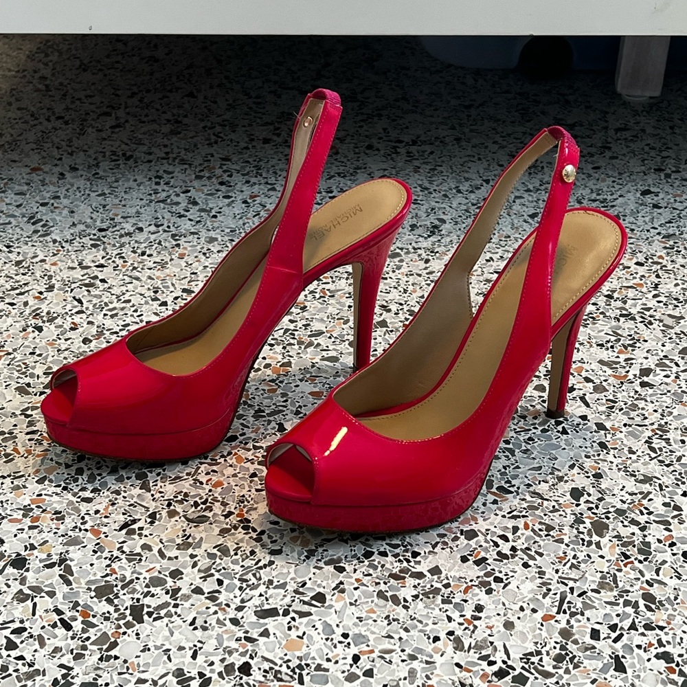 Michael Kors hot pink pumps, size 8.5